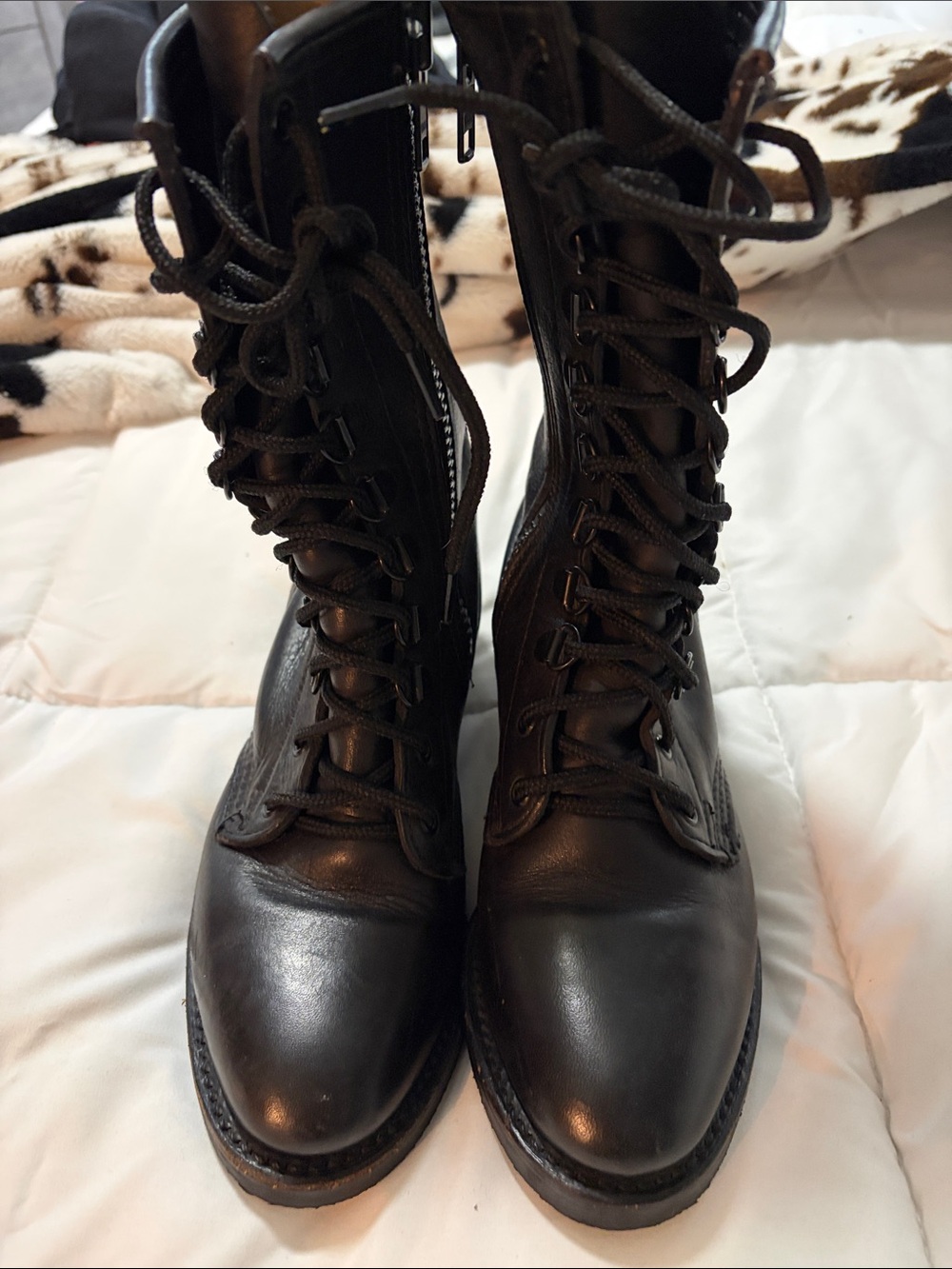 Harley-Davidson oil resistant Black Lace-Up Boots - Women's